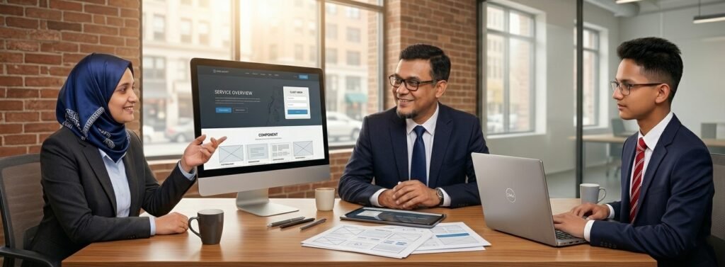 NazManir Digital Website Hero Image